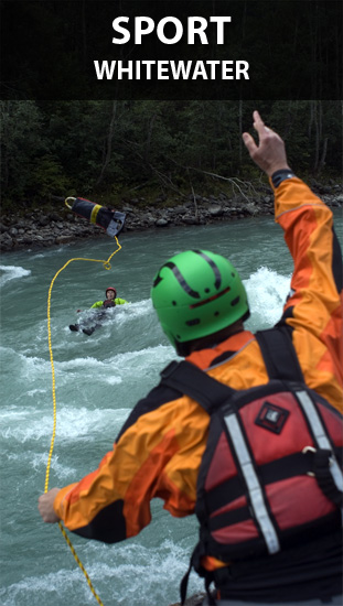SPORT - Whitewater kayaking and rafting safety and rescue training